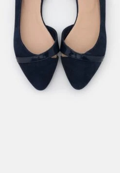 Anna Field Leather- Ballerina'S - Dark Blue -Anna Field 12734b4526ad40daaedd6b2c2c210b33