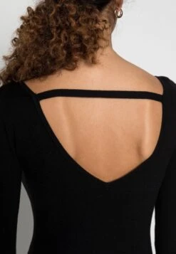 Anna Field Offener Rücken Bodycon Mini Strickkleid - Etui-Jurk - Black -Anna Field 1e77fbe5821d4c448cad2c7c1537bd30