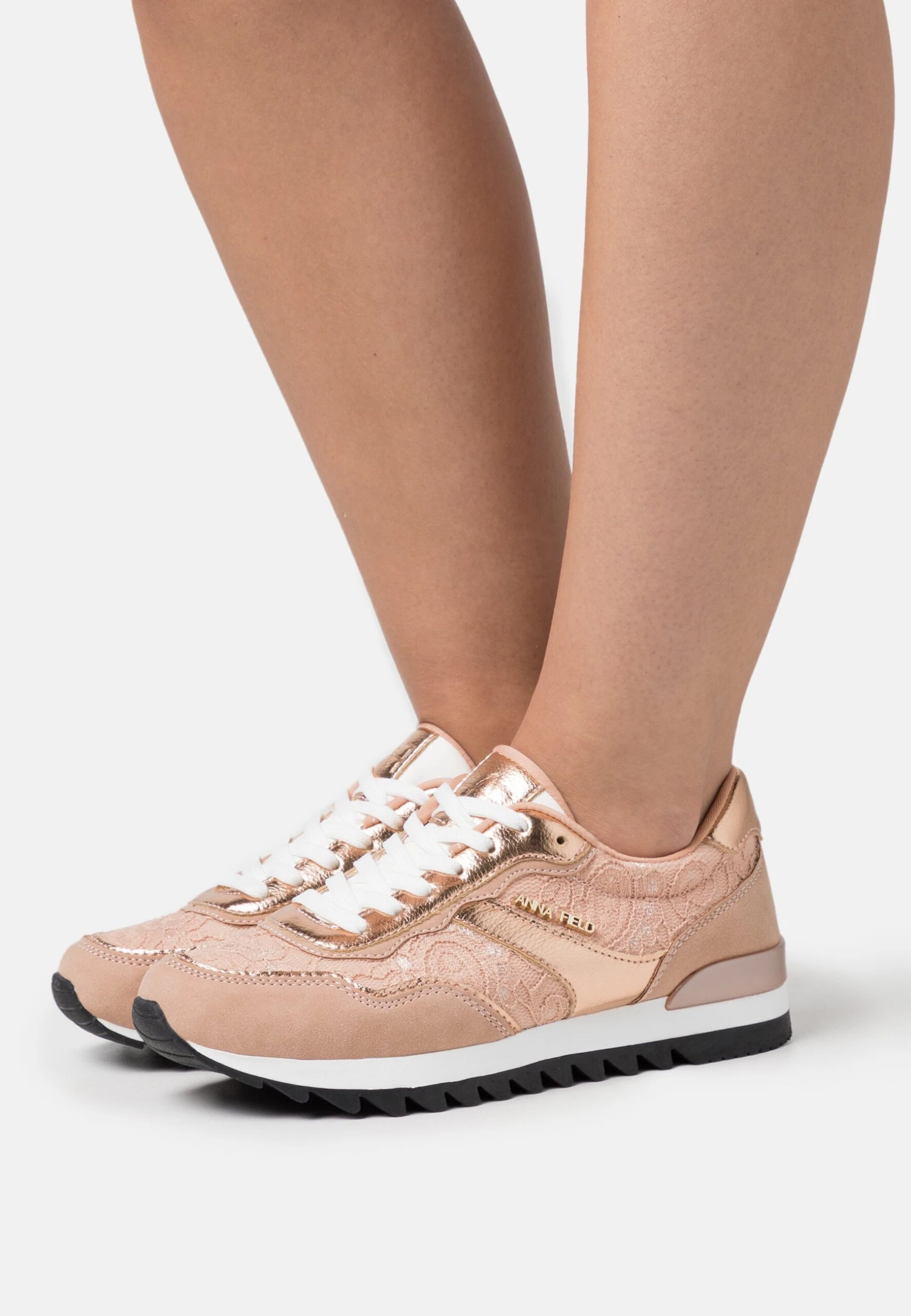 Sneakers Laag -Rose Gold 1 Sneakers Laag -Rose Gold