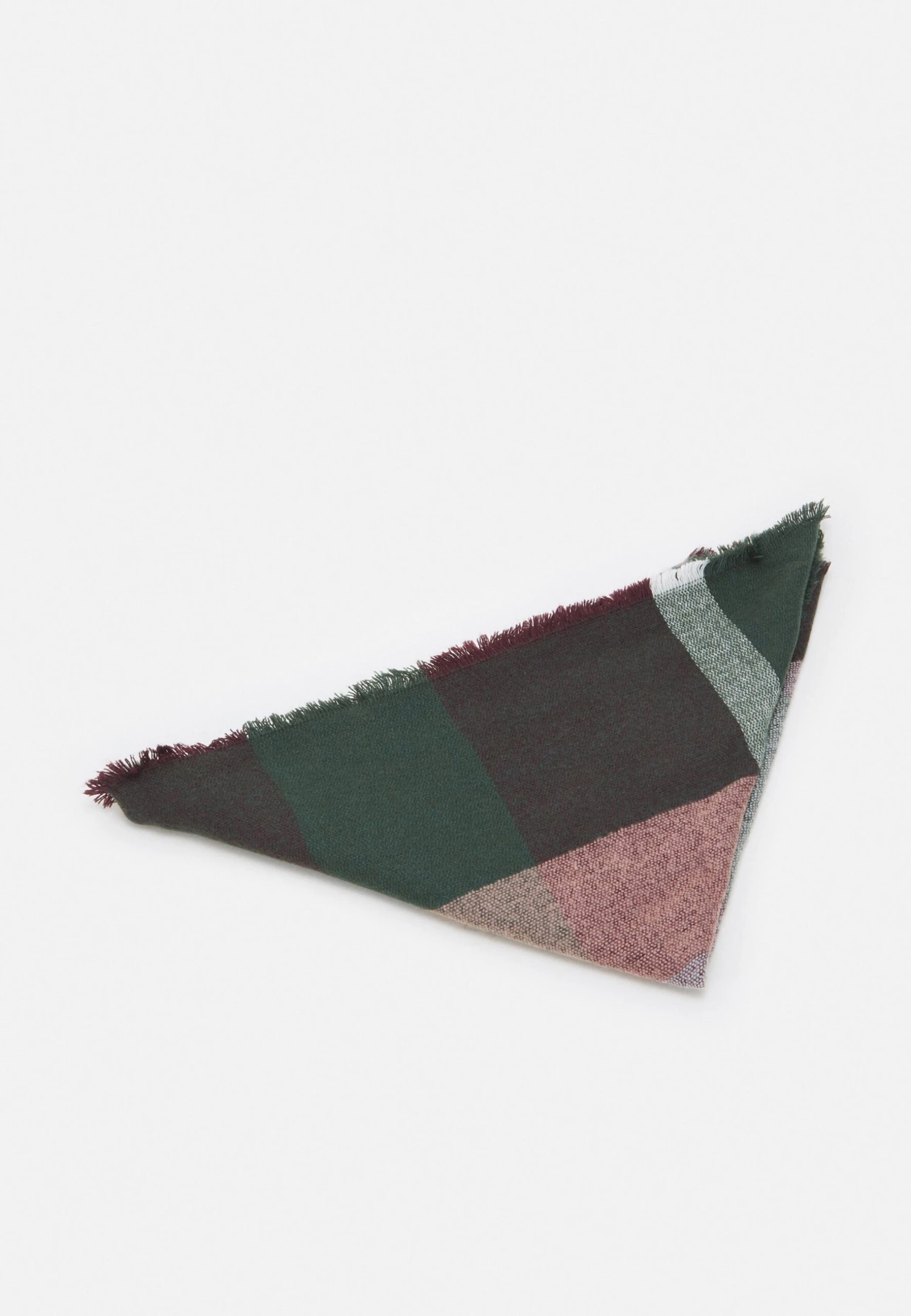 Anna Field Halsdoek - Dark Green/Light Pink 2 Anna Field Halsdoek - Dark Green/Light Pink - Afbeelding 2
