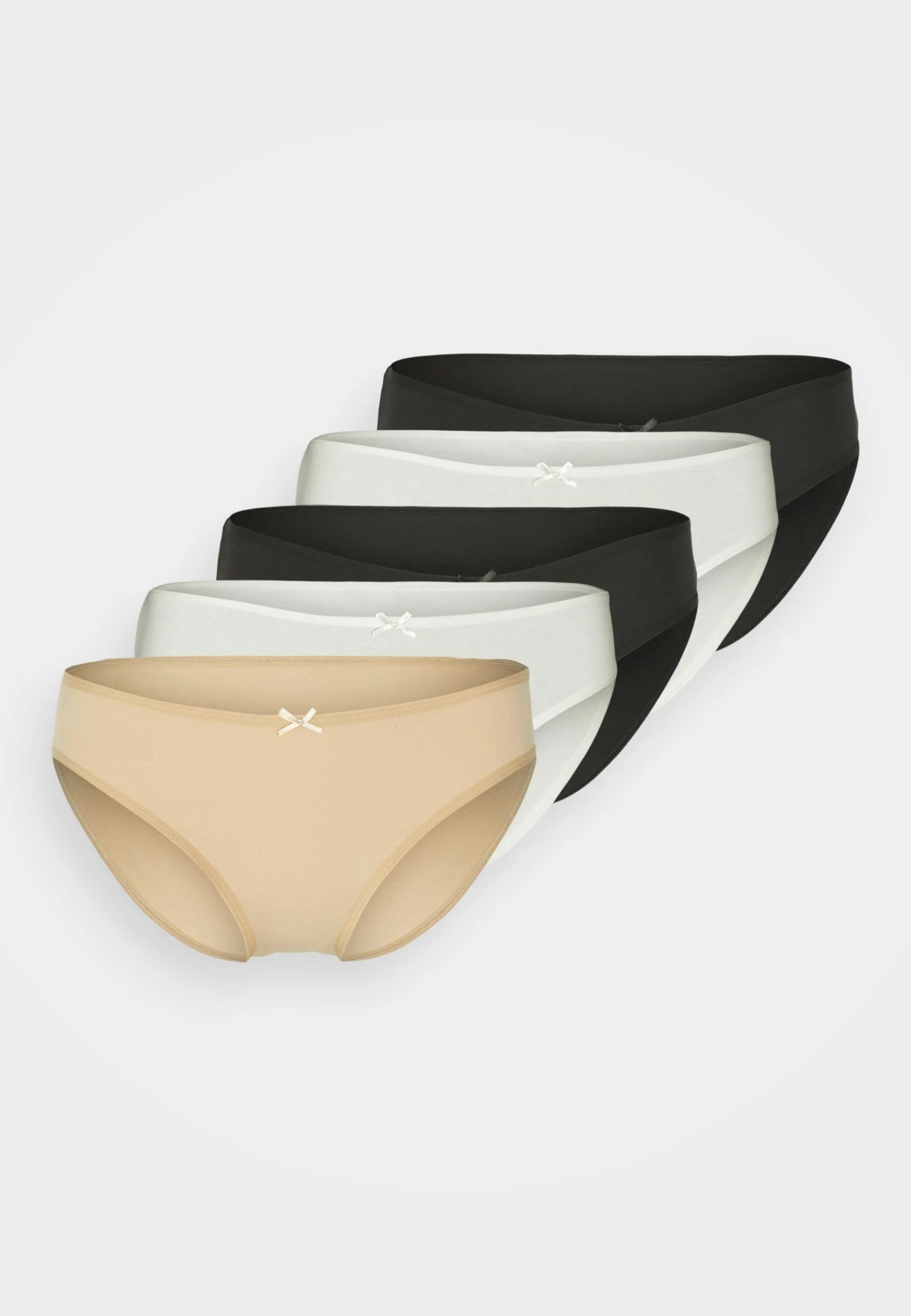 Anna Field 5 Pack - Slip - Black/White/Nude 6 Anna Field 5 Pack - Slip - Black/White/Nude - Afbeelding 6
