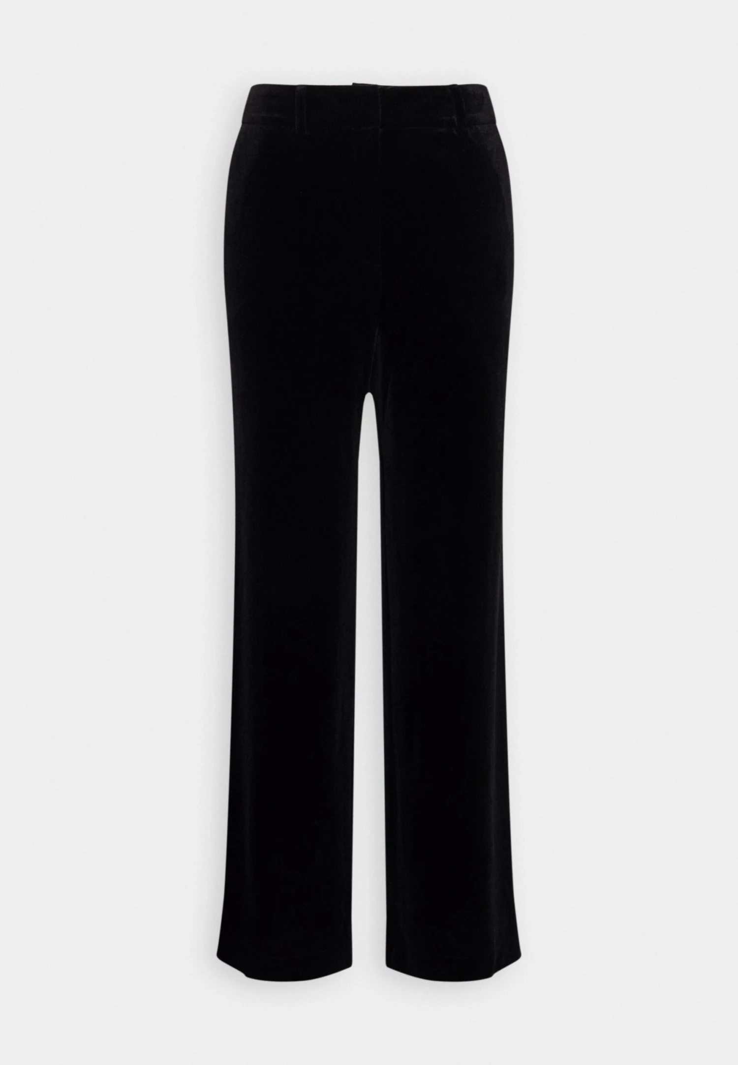 Anna Field VelvetWide Leg Trousers - Broek - Black 4 Anna Field VelvetWide Leg Trousers - Broek - Black - Afbeelding 4