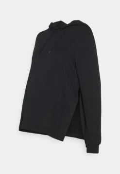 Nursing Hoodie With Slit - Hoodie - Black