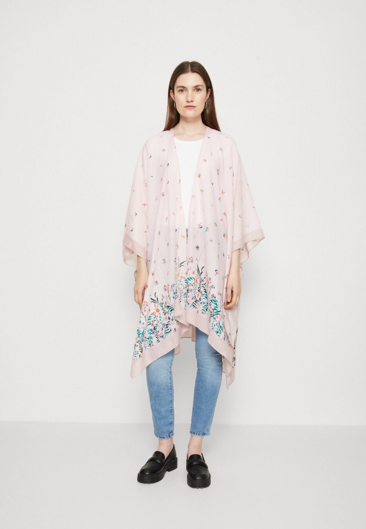 Anna Field Poncho - Pink 1 Anna Field Poncho - Pink