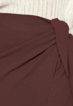 Curvy Textured Sarong Midi Skirt - Wikkelrok - Brown -Anna Field 4caf1dfae87d40bf9082299a25a91686