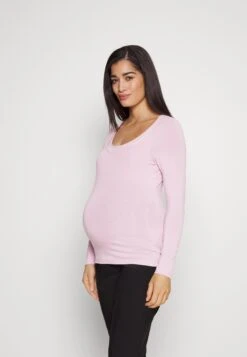 Maternity Basic Longsleeve 2 Pack - Longsleeve - Pink/Light Green -Anna Field 4fdb9102dce840008294794f71a97080