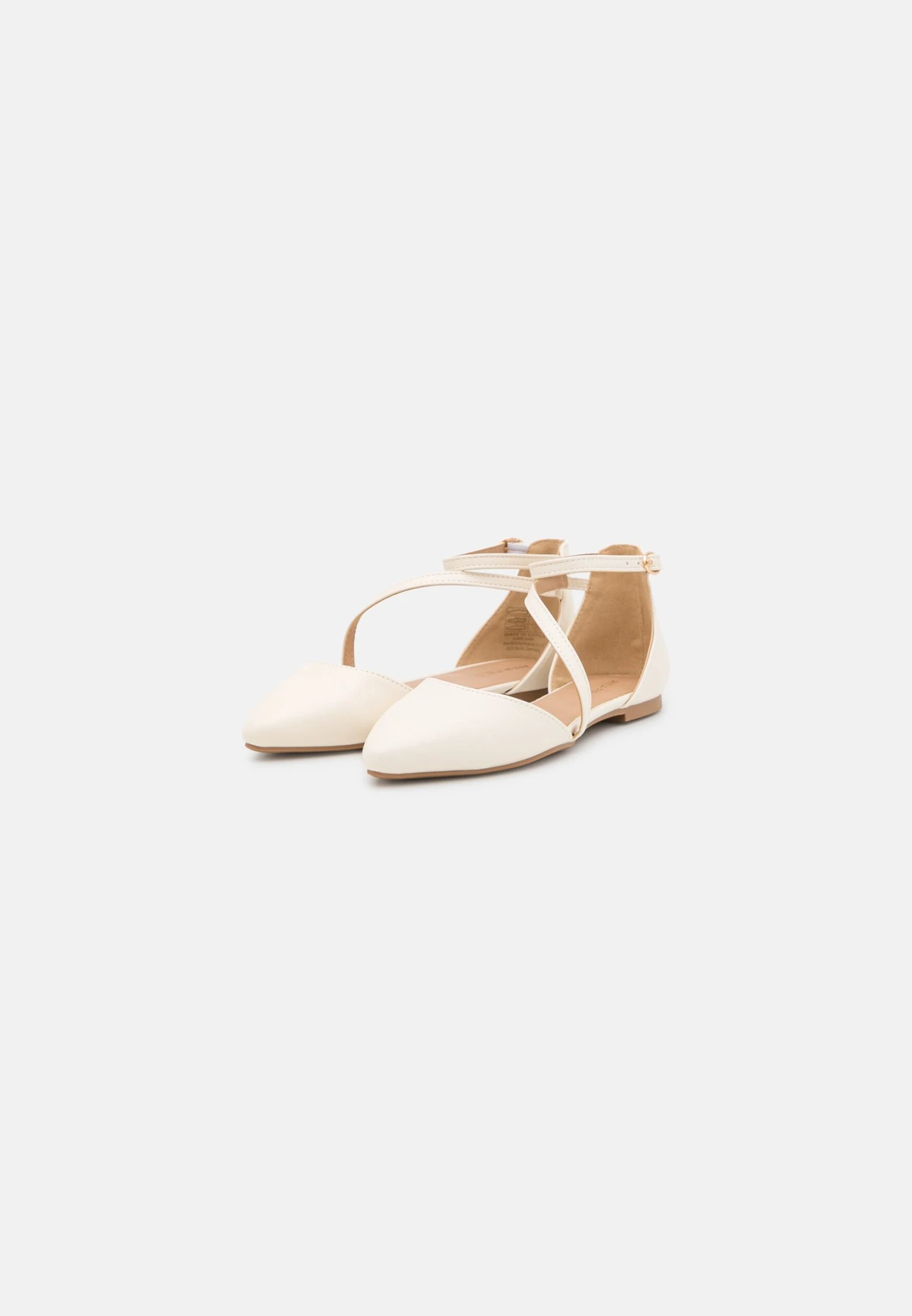 Ballerina'S Met Enkelbandjes - Off-White 3 Ballerina'S Met Enkelbandjes - Off-White - Afbeelding 3