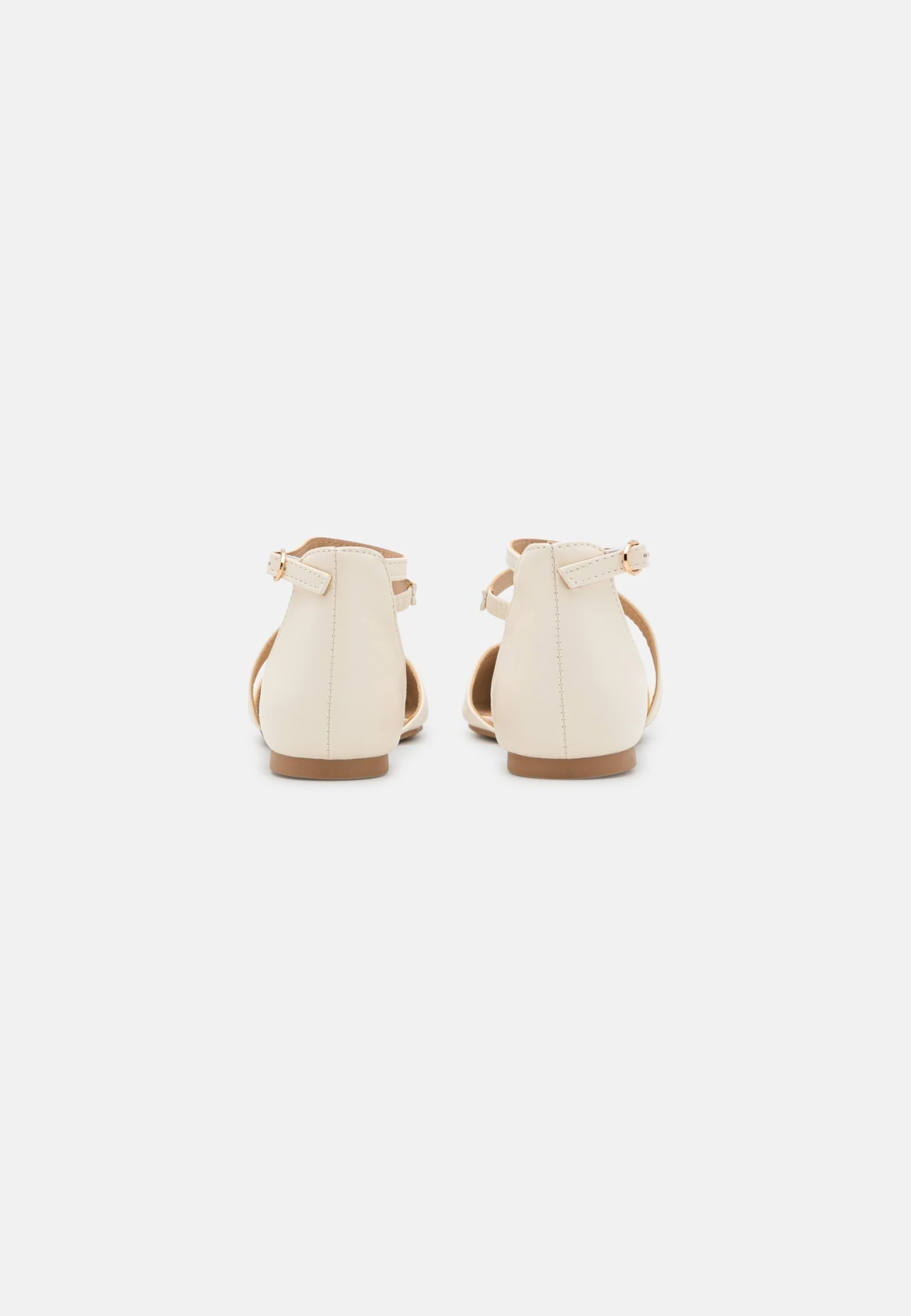 Ballerina'S Met Enkelbandjes - Off-White 4 Ballerina'S Met Enkelbandjes - Off-White - Afbeelding 4