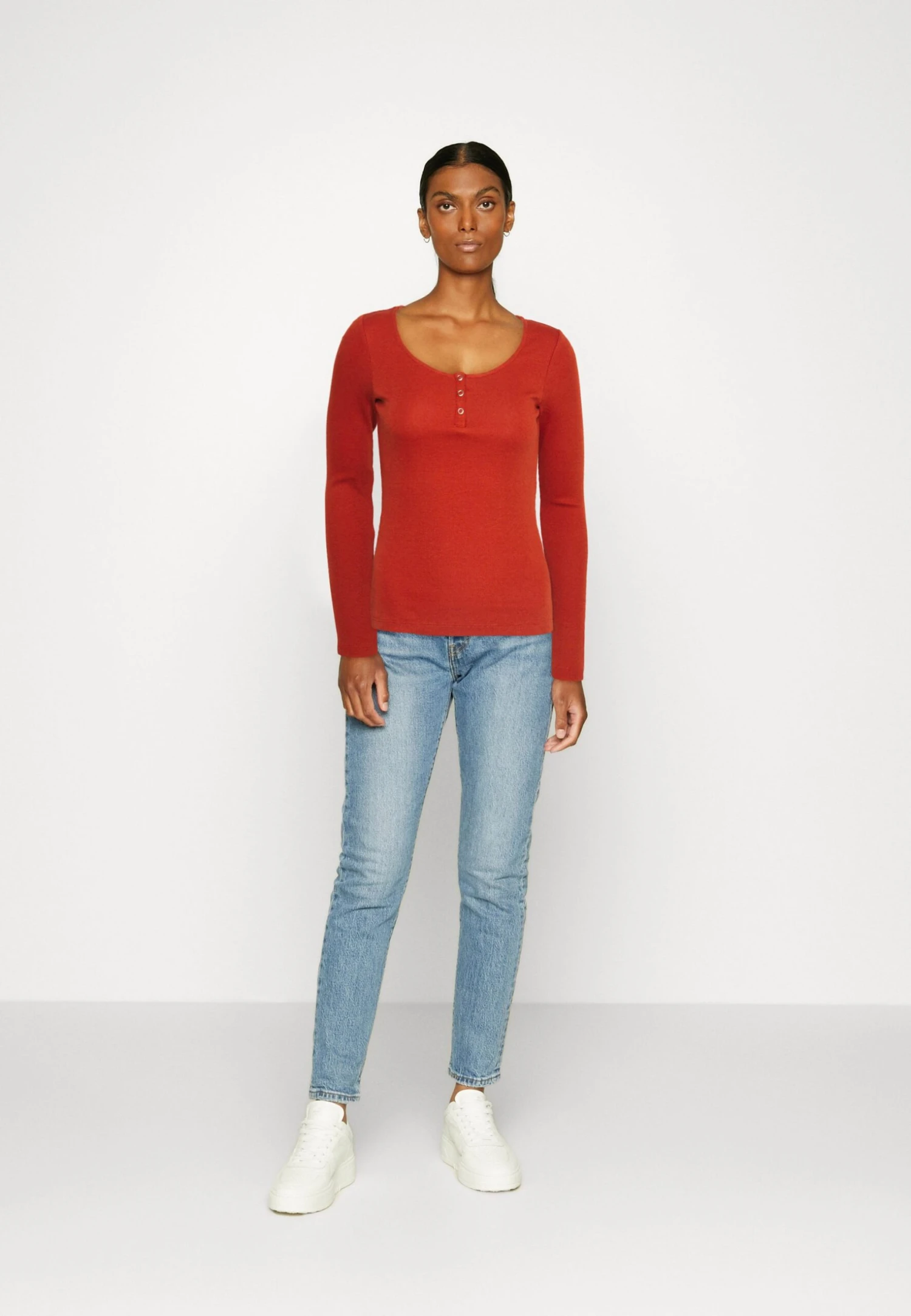 Anna Field Longsleeve - Brown 2 Anna Field Longsleeve - Brown - Afbeelding 2