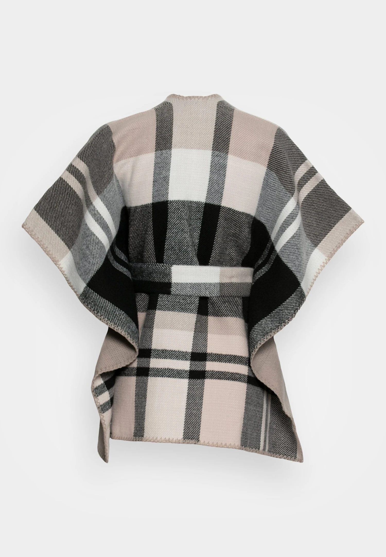 Anna Field Poncho - Black/White 2 Anna Field Poncho - Black/White - Afbeelding 2