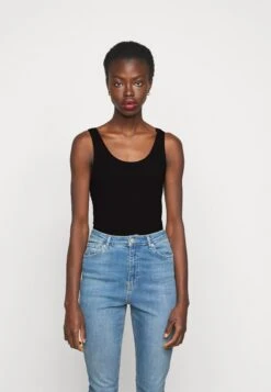 2 Pack - Top - White/Black -Anna Field 7eb1b6f80234475ba000b11740cfe040