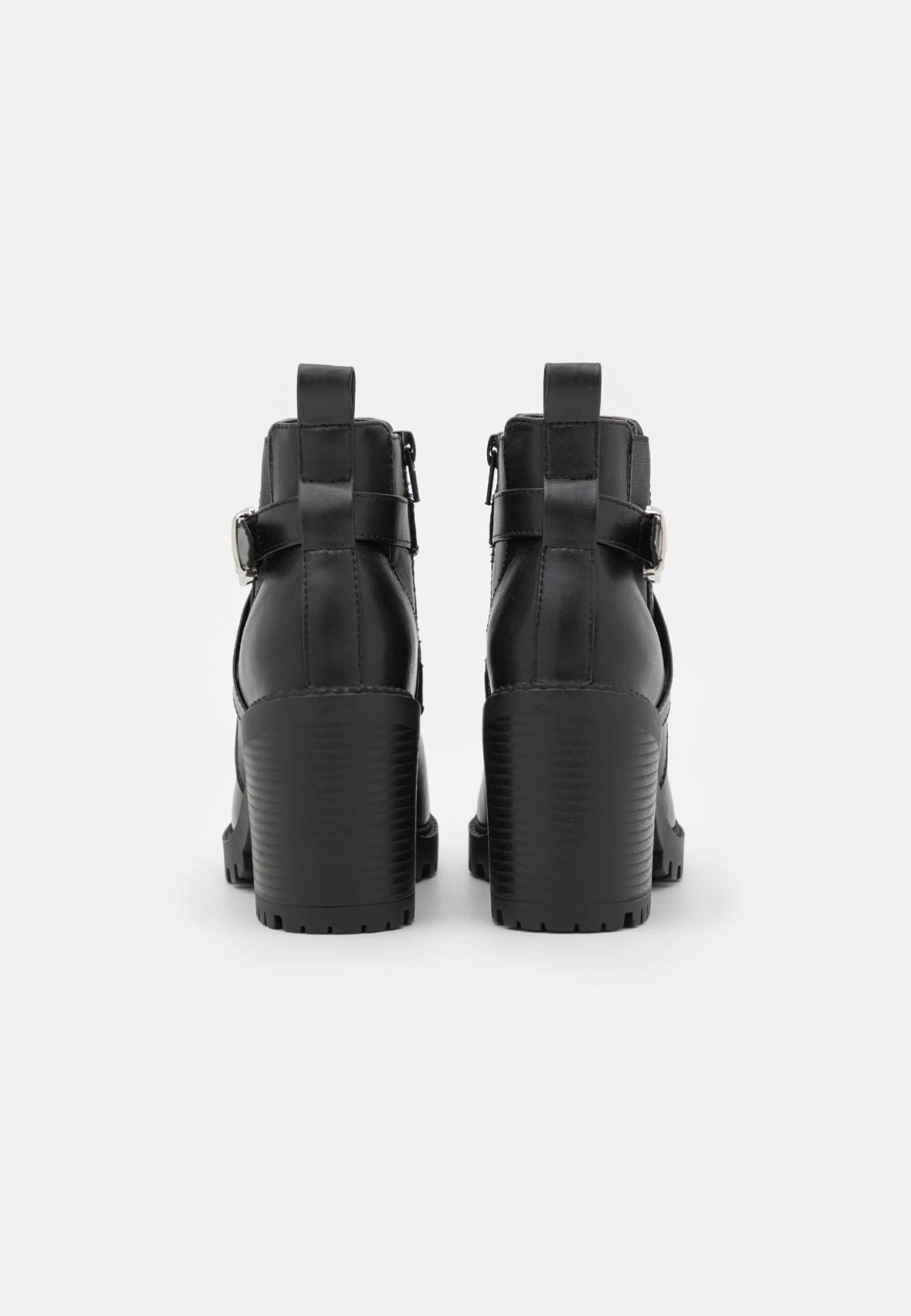 Enkellaarsjes Met Hoge Hak - Black 4 Enkellaarsjes Met Hoge Hak - Black - Afbeelding 4