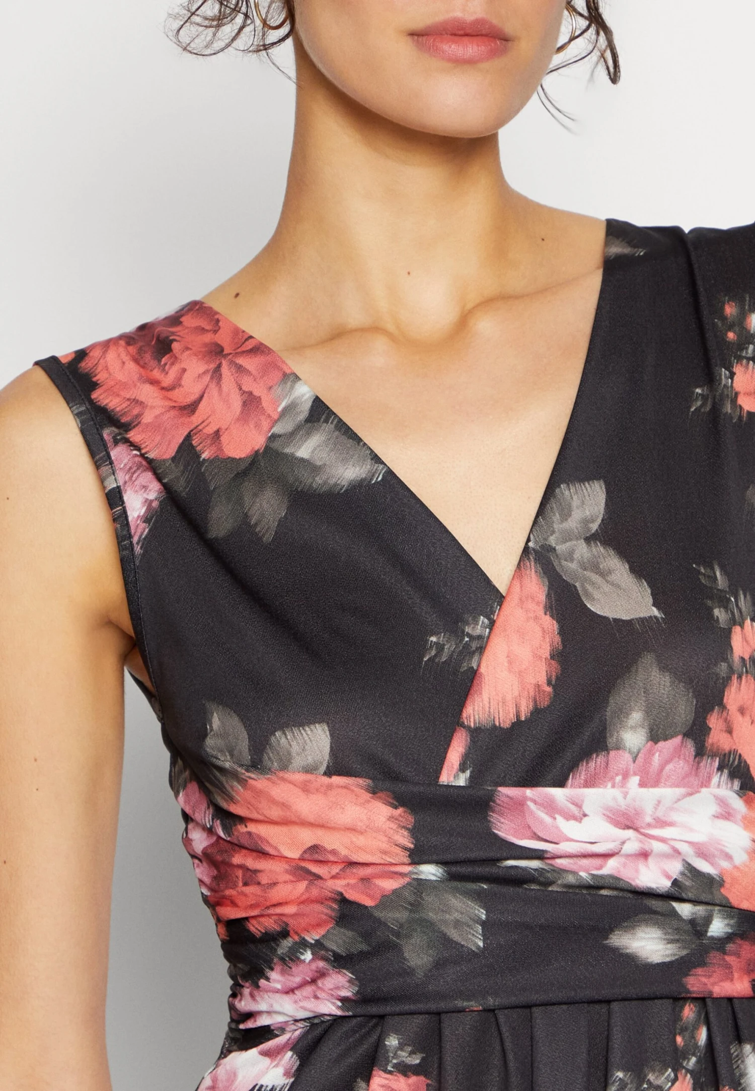 Anna Field Jerseyjurk - Black/Multi-Coloured 6 Anna Field Jerseyjurk - Black/Multi-Coloured - Afbeelding 6