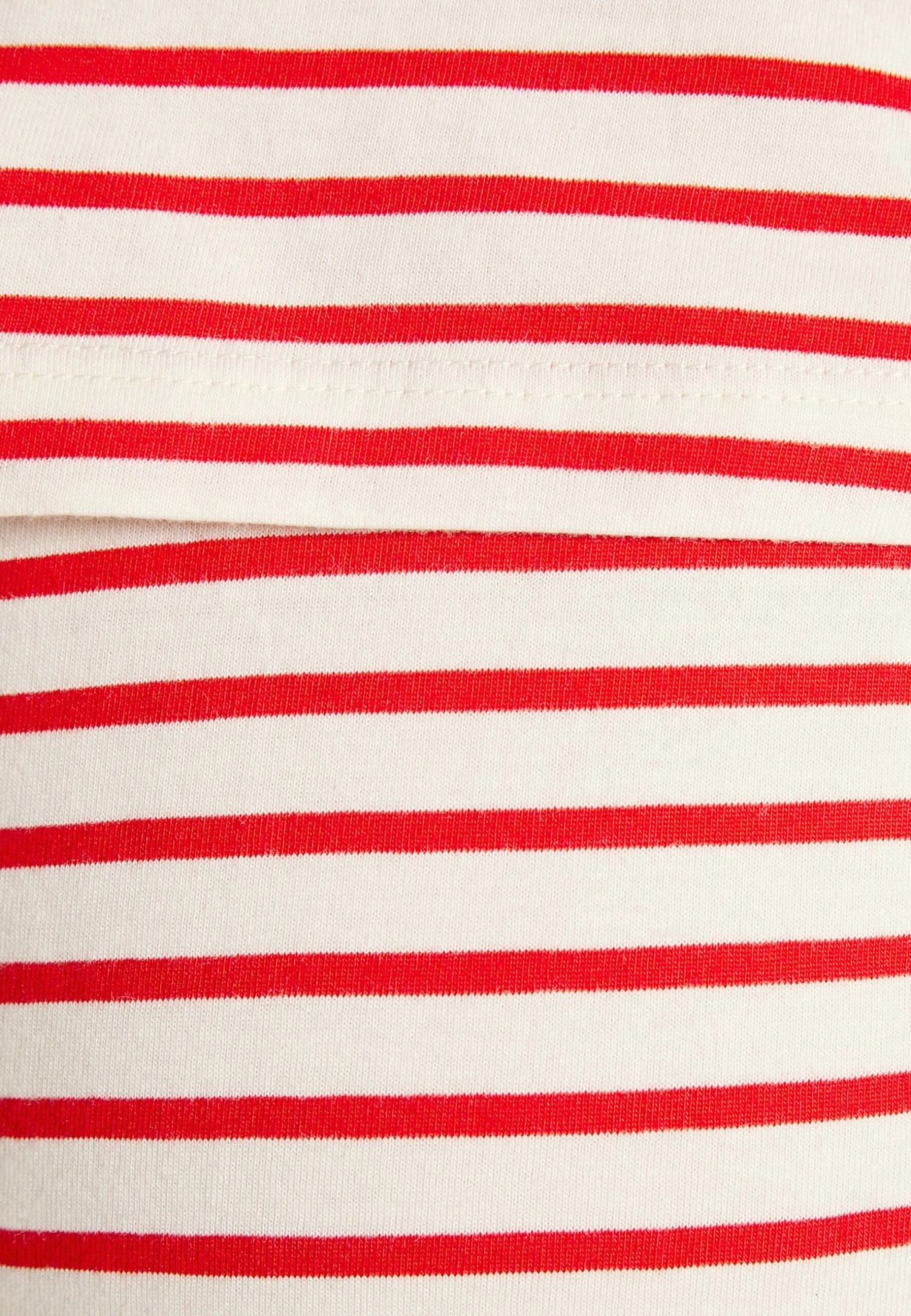 Maternity Long Tee- T-Shirt Basic - Red/Off-White 7 Maternity Long Tee- T-Shirt Basic - Red/Off-White - Afbeelding 7