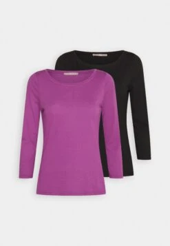 Anna Field 2 Pack - Longsleeve - Purple/Black -Anna Field a427a7e617034360a910d5df17ab311e