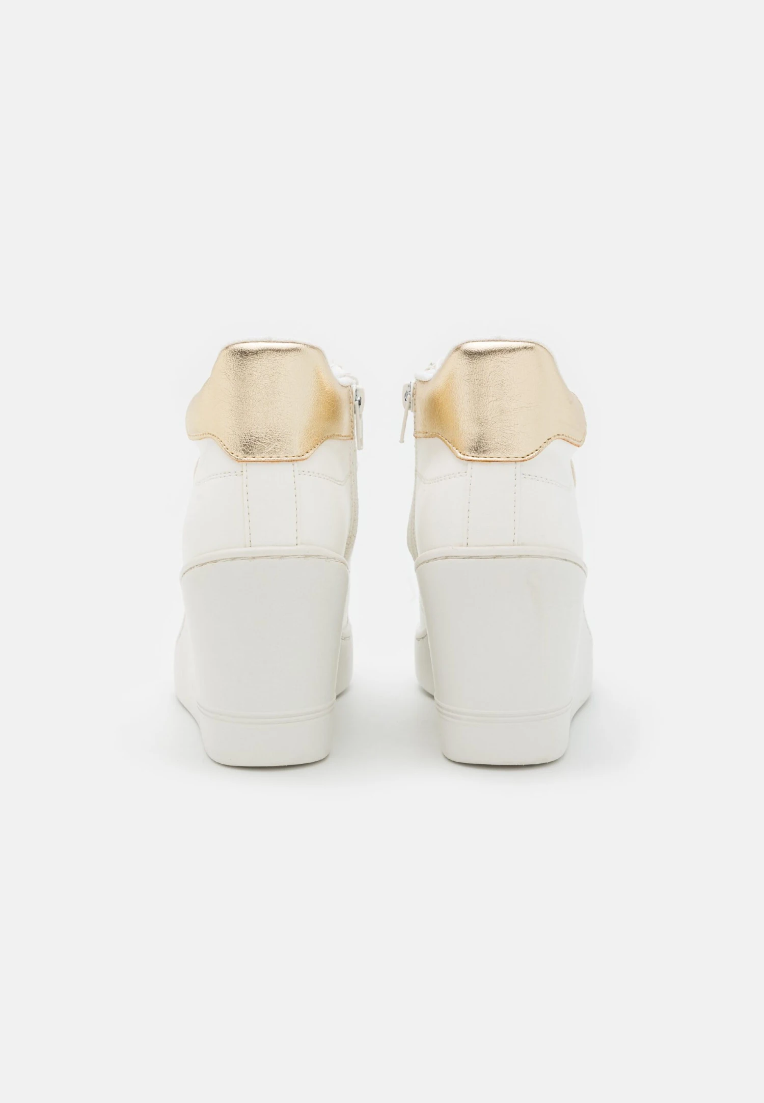 Anna Field Sneakers Hoog - White/Gold 4 Anna Field Sneakers Hoog - White/Gold - Afbeelding 4