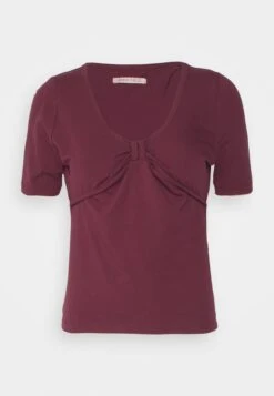 Anna Field T-Shirt Basic - Dark Red -Anna Field ad20b1c8d8c34cbe8a1cd38c50594857