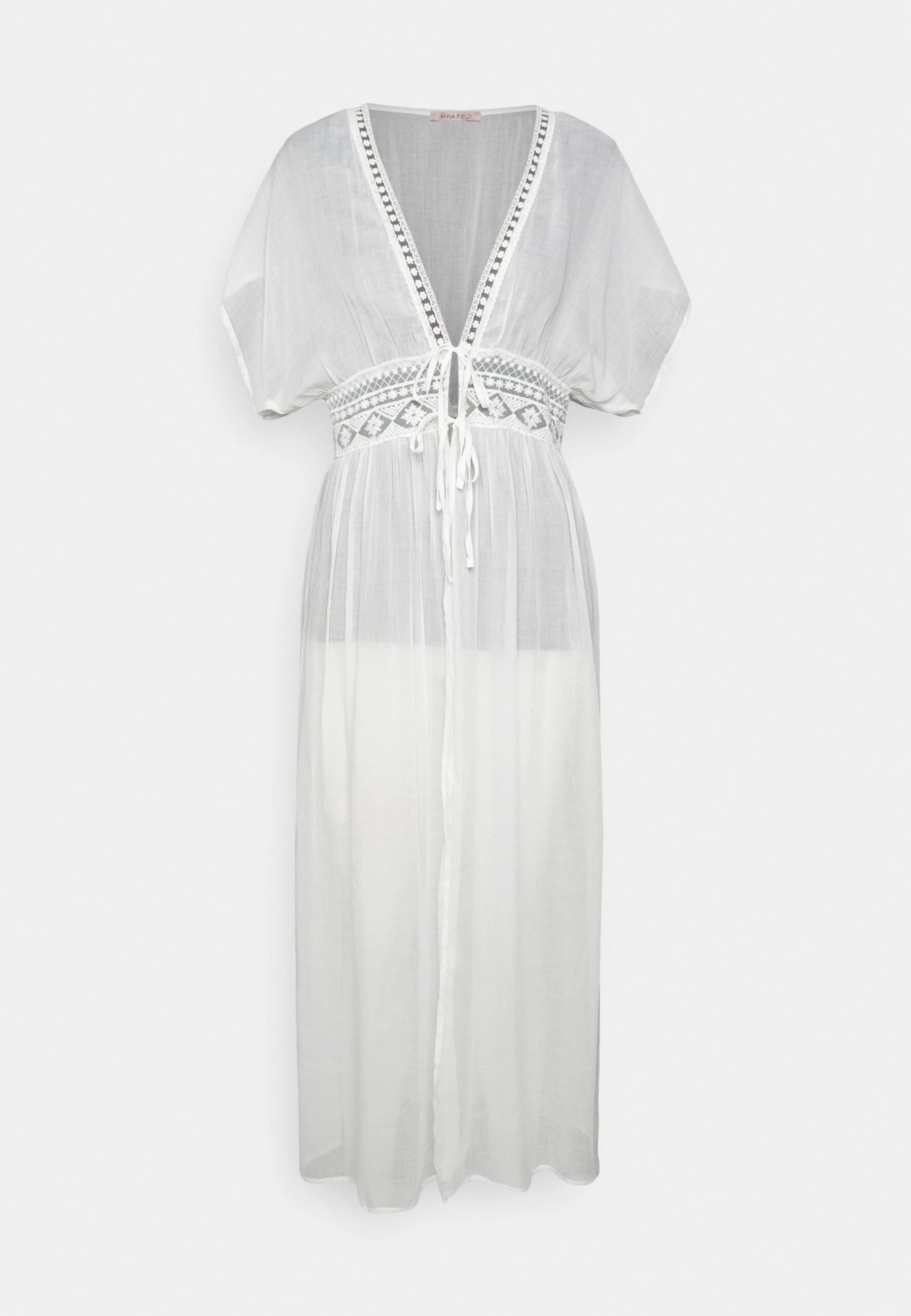 Anna Field Embroidered Cover Up/ 802 - Black - Strandaccessoire - 001 - White 5 Anna Field Embroidered Cover Up/ 802 - Black - Strandaccessoire - 001 - White - Afbeelding 5