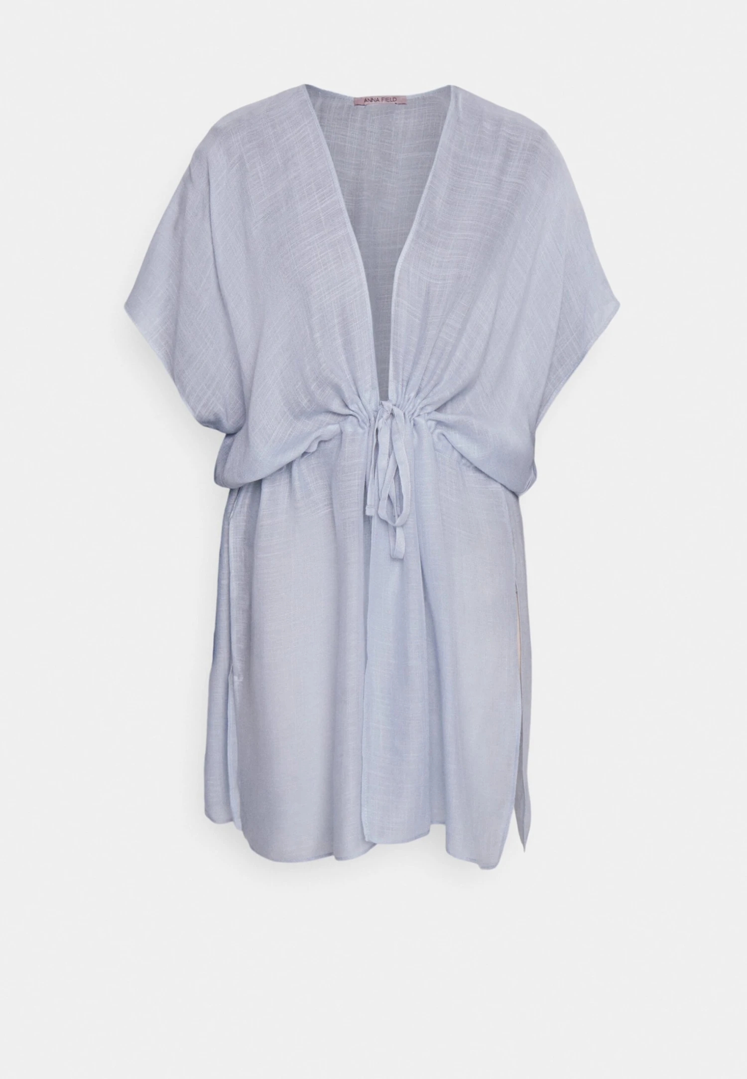 Anna Field Printed Short Kimono / 606 - Khaki_003 - Off-White - Strandaccessoire - 502 - Blue 4 Anna Field Printed Short Kimono / 606 - Khaki_003 - Off-White - Strandaccessoire - 502 - Blue - Afbeelding 4