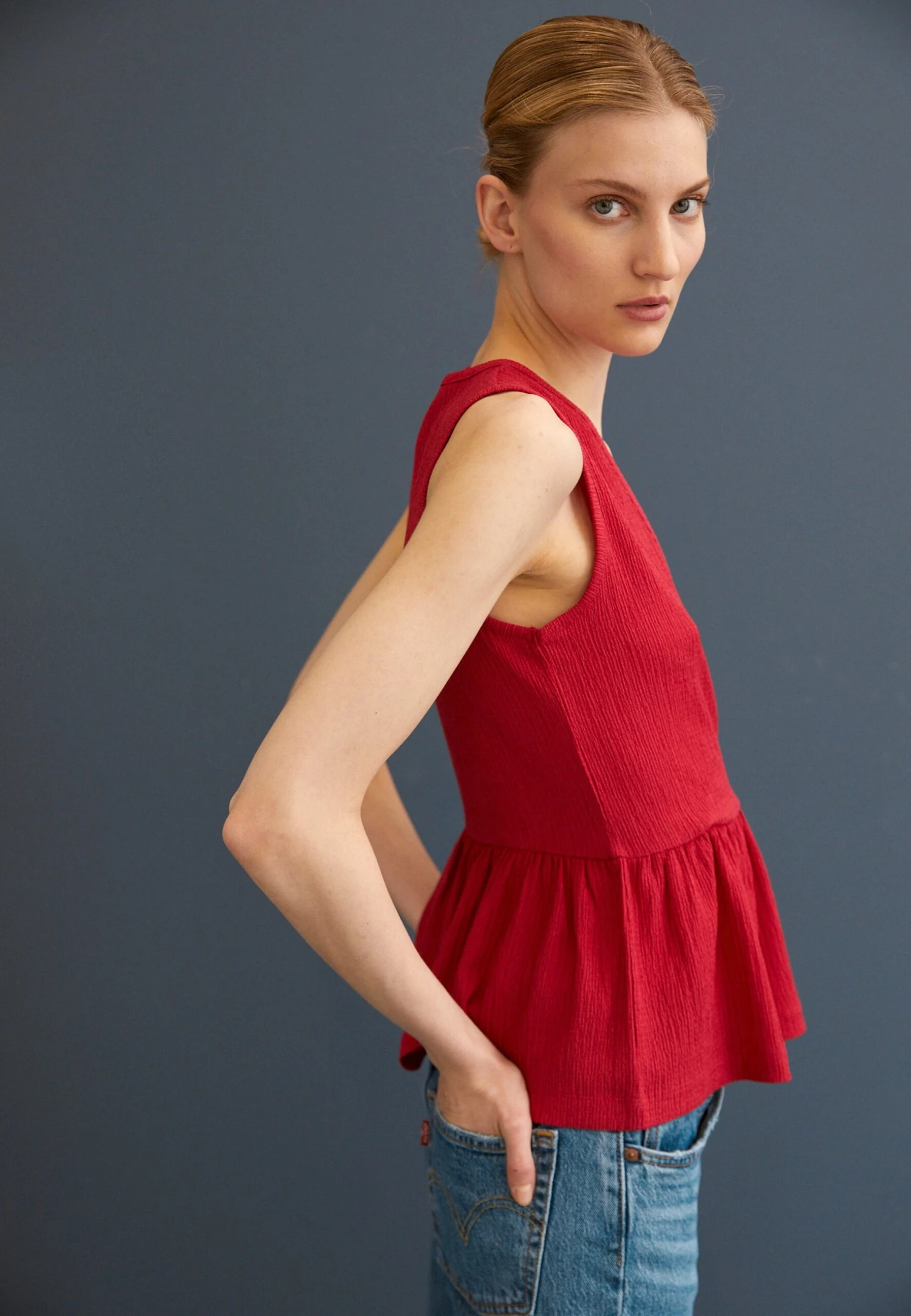 Anna Field Top - Pink 1 Anna Field Top - Pink