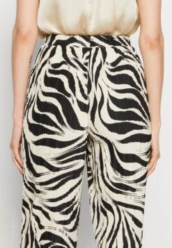 Anna Field Broek - Black/Off-White -Anna Field c21ccce7d3134ebfad5a7bcfc7a2f5a4