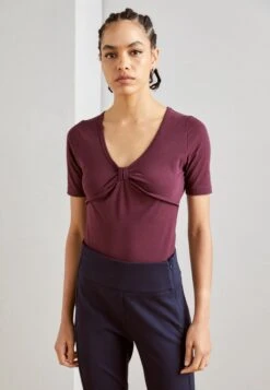 Anna Field T-Shirt Basic - Dark Red