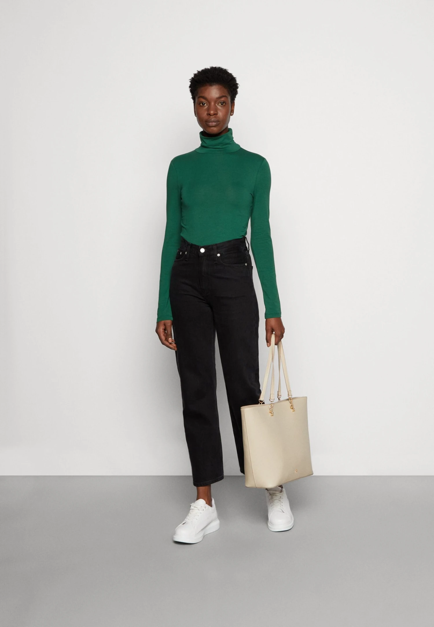 Anna Field Longsleeve - Dark Green 2 Anna Field Longsleeve - Dark Green - Afbeelding 2