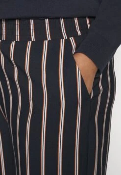 Wide Leg Pant - Broek - Dark Blue/Brown/White -Anna Field dc42858a19f74efa861d825563512498