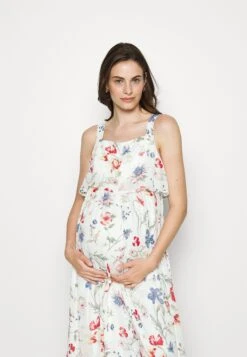 Woven Mama Maxi Dress Nursing Function- Maxi-Jurk - White/Red -Anna Field e7a9375009b646d296ed9d14c26fb0c1
