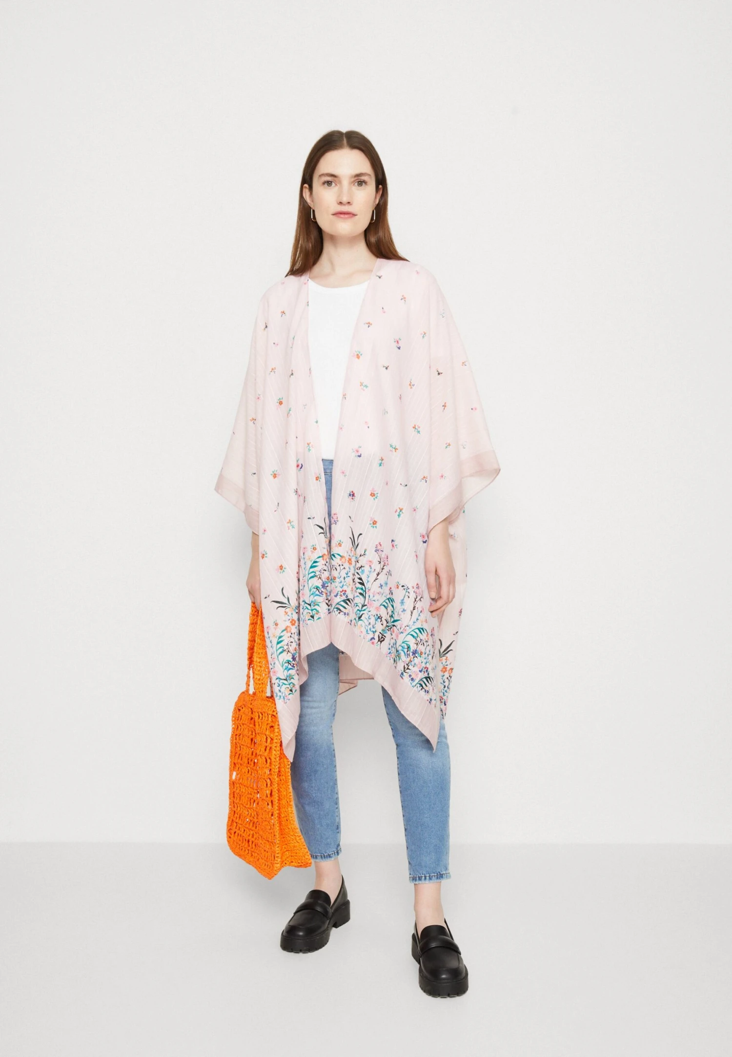 Anna Field Poncho - Pink 2 Anna Field Poncho - Pink - Afbeelding 2