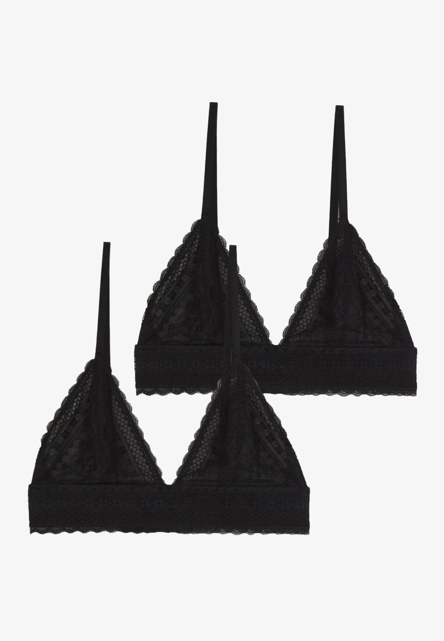Anna Field 2 Pack - Triangel Bh - Black 4 Anna Field 2 Pack - Triangel Bh - Black - Afbeelding 4