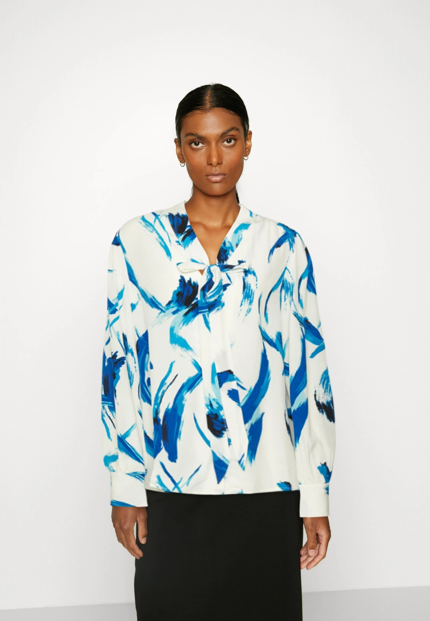 Anna Field Overhemdblouse - White, Blue 1 Anna Field Overhemdblouse - White, Blue